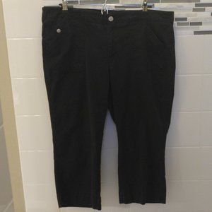 Black Dockers Capri Jeans